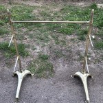 Vintage shop shelves supports.
