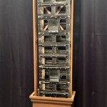Antique postcard display stand.