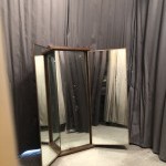 Old wall triptych mirror. (sold)