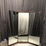 Old wall triptych mirror. (sold)