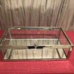 Old small shop counter display case, Siégel.