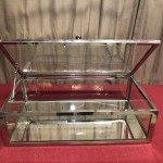 Old small shop counter display case, Siégel.