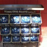 Vintage candy display