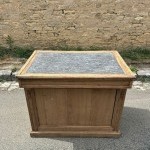 Antique counter furniture, shop till, trade.