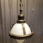 Vintage small suspension lamp.