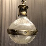 Vintage small suspension lamp.