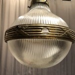 Vintage small suspension lamp.