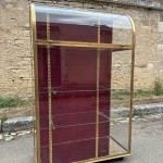 Large antique display case for a luxury shop, collector's item, or living room.