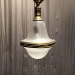 Vintage small suspension lamp.