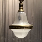 Vintage small suspension lamp.