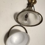 Vintage small suspension lamp.