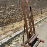 Artist's easel.