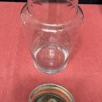 Set of eight bottles, confectionery jars.