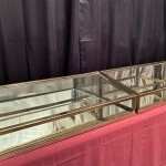 Antique pair of shop counter display cases.