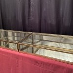 Antique pair of shop counter display cases.