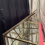 Antique pair of shop counter display cases.
