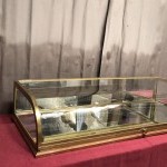 Old large shop counter display case.