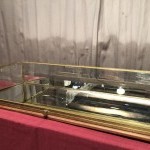 Old large shop counter display case.