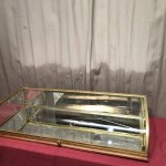 Old large shop counter display case.
