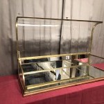 Old large shop counter display case.