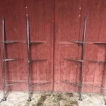 Old uprights for store shelves.