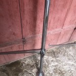Old uprights for store shelves.