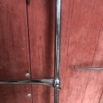 Old uprights for store shelves.
