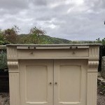 Antique bakery and pastry furniture.