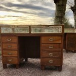 Pair of shop counters display cases.(sold)