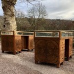 Pair of shop counters display cases.(sold)