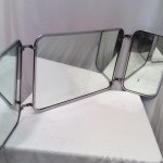 Vintage wall triptych mirror.