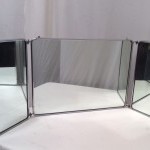 Vintage wall triptych mirror