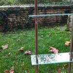 Pair of display shelves (sold)