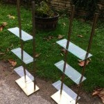 Pair of display shelves (sold)