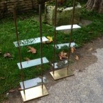 Pair of display shelves (sold)