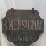 Vintage roofer sign