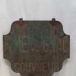 Vintage roofer sign