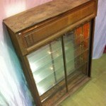 Vintage wall hanging display case