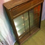 Vintage wall hanging display case