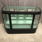 Antique shop display counter unit.