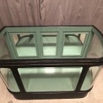 Antique shop display counter unit.