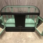 Antique shop display counter unit.