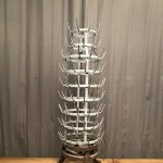 Antique bottle drainer.