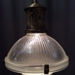 Vintage Holophane suspension lamp