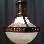 Vintage Holophane suspension lamp