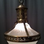 Vintage Holophane suspension lamp