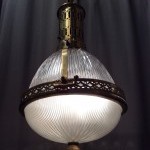 Vintage Holophane suspension lamp.