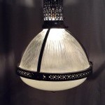 Vintage Holophane suspension lamp.