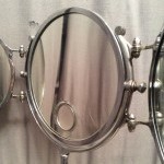 Vintage triptych mirror.