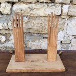Vintage glove display. (sold JS)